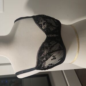 Simone Perele 34E Black Lace Bra